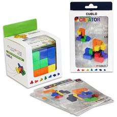 매직큐브 큐블로 국산 자석 소마큐브 + 크리에이터 카드 자석 놀이 수학 교구 블럭, 1개