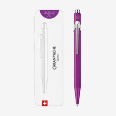 까렌다쉬 849 메탈볼펜 컬러매트엑스, 매트 바이올렛+각인