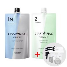 시세이도 프로페셔널 크리스탈라이징 알파N(손상모) + 에멀젼타입 1제 + 2제, 1개, 400ml
