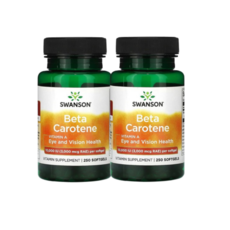 Swanson 베타카로틴 10000IU (3000mcg RAE) Beta Carotene 250정, 2개