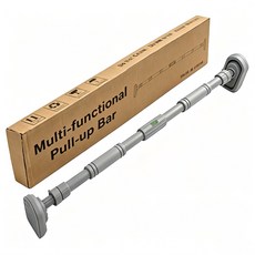 디엔피오 흠집방지 안전철봉 문틀 철봉 문 벽 가정용 턱걸이 홈트 풀업바 운동기구, 그레이