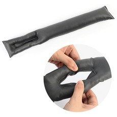 차량 틈새 쿠션 시트 사이드 커버 동전분실방지, 아이보리, 1개