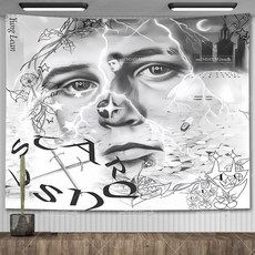 333 블레이드 태 트리 벽걸이 아트 터 침실 힙합 팝 음악 앨범 밈 태 트리 파티 배경 홈 장식