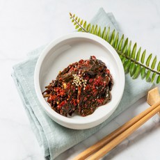 미강착한먹거리 깻잎 양념무침 장아찌, 500g, 1개