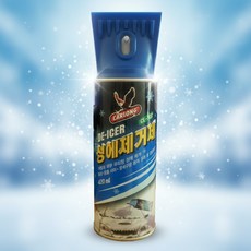 스프레이 차량용 겨울철 유리 성에 제거, 1개