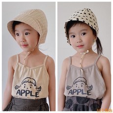 Hi！Kids 韓貨童裝 夏季新款女童韓版吊帶衫卡通印花背心21359