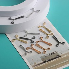 875v 옷 클립 집게 자국 무손상 옷핀 고정 바지옷핀, 4색, 12개