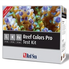 紅海 Red Sea 碘鉀鐵珊瑚增艷測試組 水質檢測 專業級珊瑚缸水質監控 維持珊瑚健康色彩, 1個, 1L