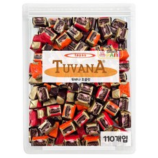타야스 투바나 헤이즐넛크림 초콜릿 대용량 개별포장 110개입, 110개