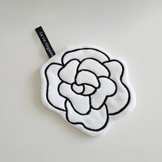 포미코 핸드타올 극세사 캐릭터 주방 핸드타올 고리수건 손타올 행주, 1개, 12.무드 로제