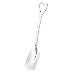 鏟子造型湯匙 410不鏽鋼餐具, 單色