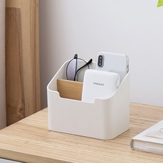북유럽풍 모던 2단 분리 거실 리모컨 화장대 책상 다용도 정리함 우드파티션수납함 북유럽수납함 거실리모컨정리함