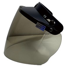 LINJULI安全帽長鏡片 抗UV護目鏡 三扣式安全帽專用, 淺灰色