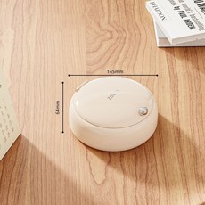 DIU 磁吸針盒迷你家用高質量縫補縫紉套裝便攜縫線工具針線包收納盒, 1個, 奶杏白:如圖