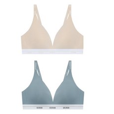 게스언더웨어 속옷 2종택1아웃밴드 퓨징 딥브이 브라렛GEWBR122 RSU743 YHT440