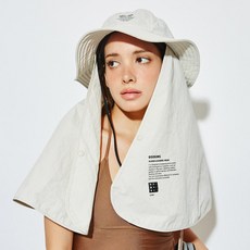 [방수/UV차단 99.9%]구김스 아웃도어/등산/낚시/여행/물놀이/서핑겸용 와이드버킷햇 사파리모자, LIGHT BEIGE(라이트베이지)