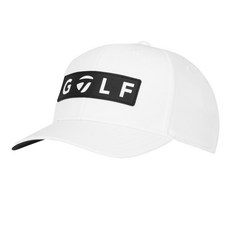 테일러메이드 26 LS 벤투라 스톡 UF113 남성 골프모자, 화이트, 1개