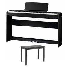 KAWAI ES120 88鍵電鋼琴數位鋼琴，全省終身到府維修，一年保固，兒童音樂啟蒙首選, 1個, 黑色, 黑色