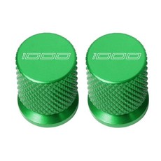 카와사키 오토바이 타이어 밸브 캡 휠 커버 알루미늄, 1개, 1. green, 기본