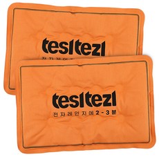 테슬테즐 황토 복부 허리 찜질팩 ZJT-1H, 2개