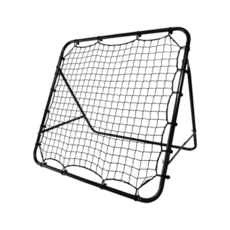 兒童 足球足球訓練反彈網回彈網多功能傳球單人輔助訓練器材戶外用品露營玩具感統教具兒童足球戶外運動戶外活動兒童足球門球網, 1個, 黑色1米足球反彈門