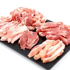 냉장 뒷고기 3kg 모듬 뒷고기 500g 6봉 소분 포장