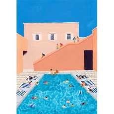 추상 확장 컴포트 존 수영장 포스터 캔버스 그림 벽 아트 인쇄 사진 거실 홈 선물, 01 30x40cm No Frame, 02 라이트 그레이, 1개