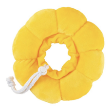 寵物伊莉莎白防舔頭套, 1個, 黃色