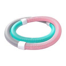 리본 스프링 훌라후프 탄성 소프트 훌라우프 허리라인 다이어트 슬림 뱃살 홈트 GOOD-V13, 원컬러 (핑크,민트,그레이,화이트), 1개, 1.2kg