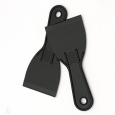 조브로샵 플라스틱 헤라 2개 7.5cm 블랙 물때제거스크래퍼