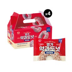 명가 약과도넛 오리지널 60g x 40개 선물용 식사대용 옛날도너츠, 4박스