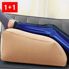 다리베개 발쿠션 임산부 다리붓기 수면 휴식 메모리폼 휴대, 1개, SpoR 에어발쿠션+펌프세트