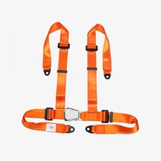 항공기 버클 제품 카트 4점식 좌석 벨트 안전 4점식 안전벨트 조절 가능 자동차 차량 레이싱 스포츠 카시트, 3.고급 B형/주황