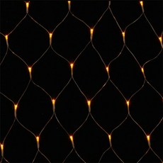 완자스토어 투명선 LED 그물 웜색전구 200구 크리스마스바깥장식