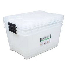 Greenmade InstaView 多用途儲物箱 3入組, 透明, 1層