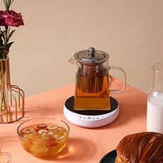 미니 인덕션 온도조절 전기포트 전기레인지 휴대용, 일반형, 체리 핑크