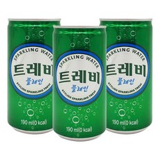 트레비 탄산수 플레인, 190ml, 60개