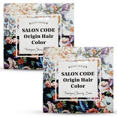 제니하우스 살롱코드 오리진 헤어컬러 염색제, 다크브라운, 2개