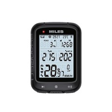 샨렌 마일즈 GPS 자전거 속도계 가민 마운트 호환 파워미터 케이던스 지원, 1개