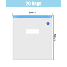 3D 프린터 필라멘트 보관 가방 PLA ABS PETG 진공 건조기 안전 유지 습도 밀봉 부품용, 02 20 Bags