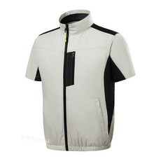 36V風扇 降溫空調服, 1個, 4孔灰色-單件衣服,3XL【85-95公斤】