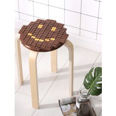 의자 대나무방석 매트 쿠션 사무실 마작 컴퓨터 시트 커버, 좁은 가장자리 탄화