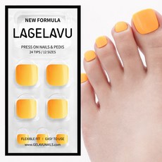 LAGELAVU 라젤라부 패디팁 국내 특허기술, 1개, 라젤라부 패디팁 26.네온오렌지