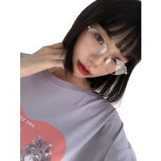 時尚貓眼眼鏡框，輕巧舒適修飾臉型，多色可選