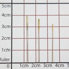로스킨 가죽공예 슬림 둥근바늘 3종 20개 1세트, 대, 1개