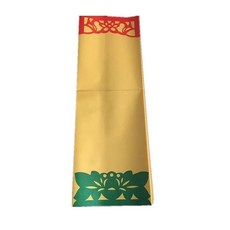 【書寫清晰】空白無字牌位套36*12.5厘米信封牌位紙排位牌位用品法會雙層黃色, 1個, 50張