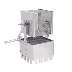 Desirable 가정용 커피 로스터 원적외선 소형 수동 회전 핸들 포함 로스팅 기계 고급 티타늄 3.5mm 메쉬 일본어 설명서 포함