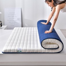 접이식 소프트 라텍스 매트리스 천연 라텍스 허리 보호 접어 보관 간편 당일발송 베스트셀러, 90x190cm, 화이트