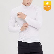 엠엠스포츠 남성 UV 자외선차단 냉감 국산 골프 베이직 이너웨어 티셔츠
