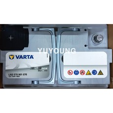 바르타 실버 독일 제조 AGM70 폭스바겐CC 파사트 티구안 골프 제타 배터리 교체, 1개, 폐전지반납/공구대여